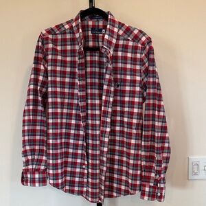 Simply Southern Red and Blue Plaid Men's Shirt